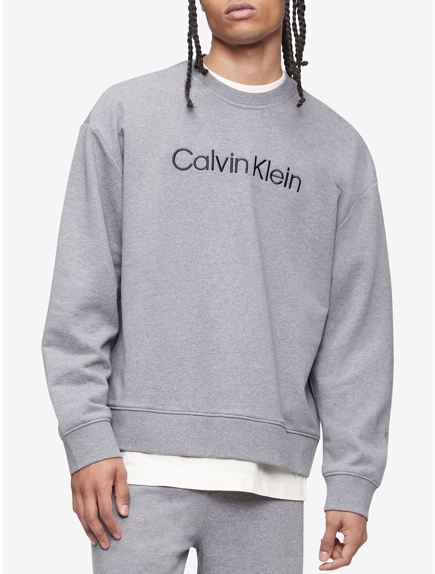BUZO CON LOGO BORDADO OVERSIZE
