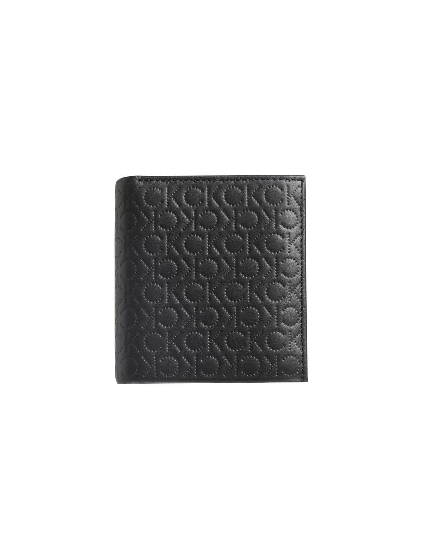 BILLETERA DE CUERO CON GRABADO INTEGRAL - TALLA:OS