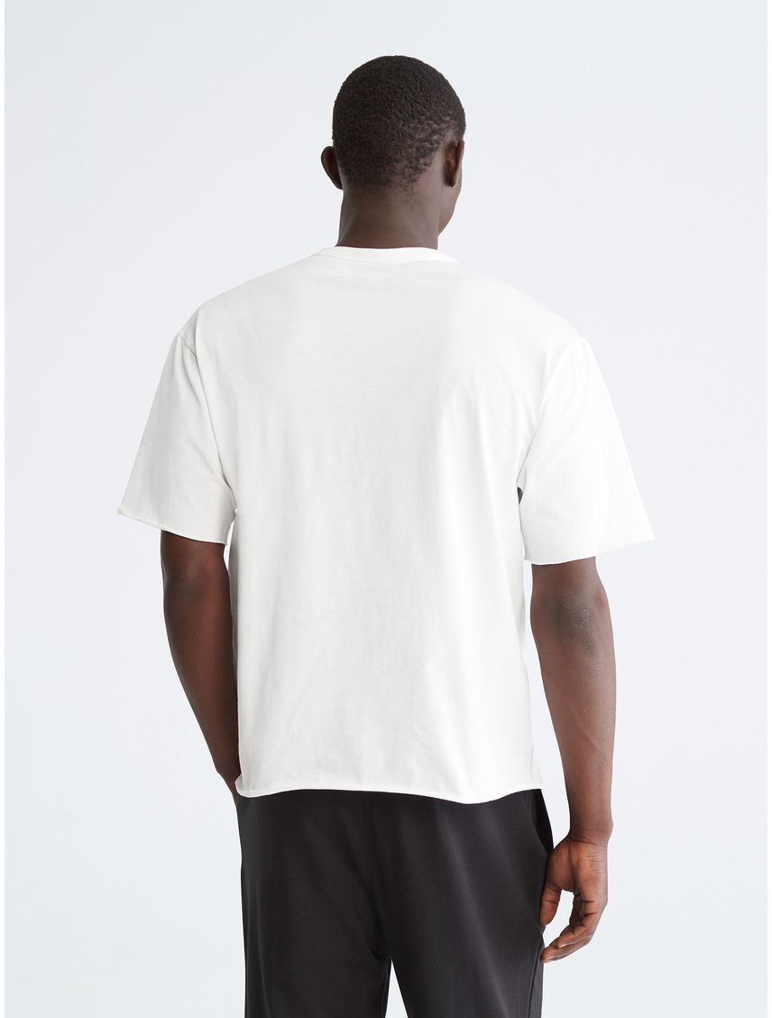 Remera De Algodón Cuello Redondo