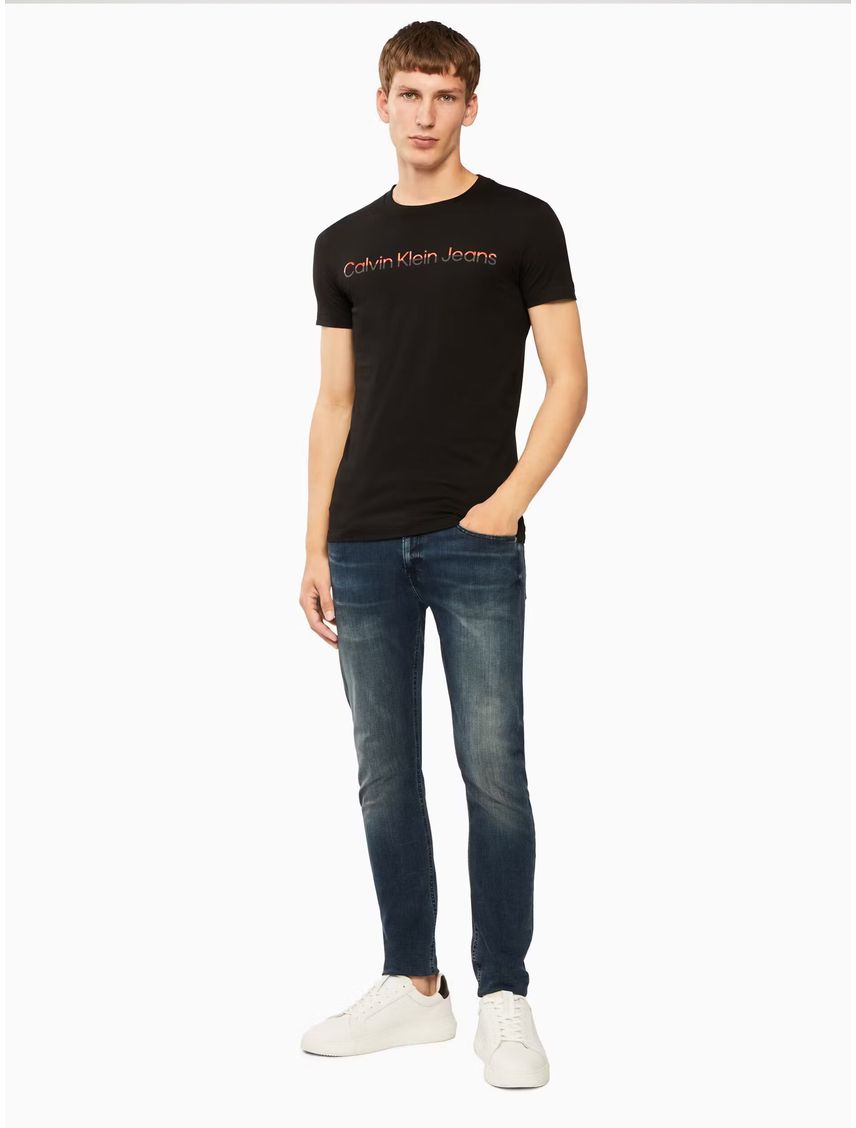 Remera Con Logotipo De Doble Color