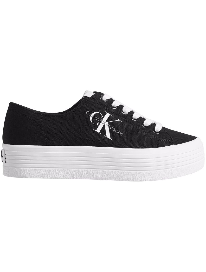 Zapatillas de Lona con Plataforma
