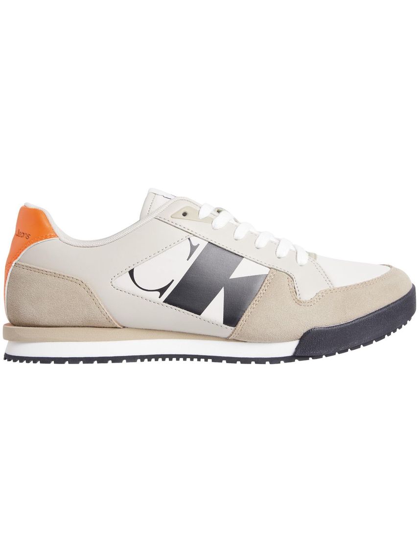 Zapatillas runner con gamuza