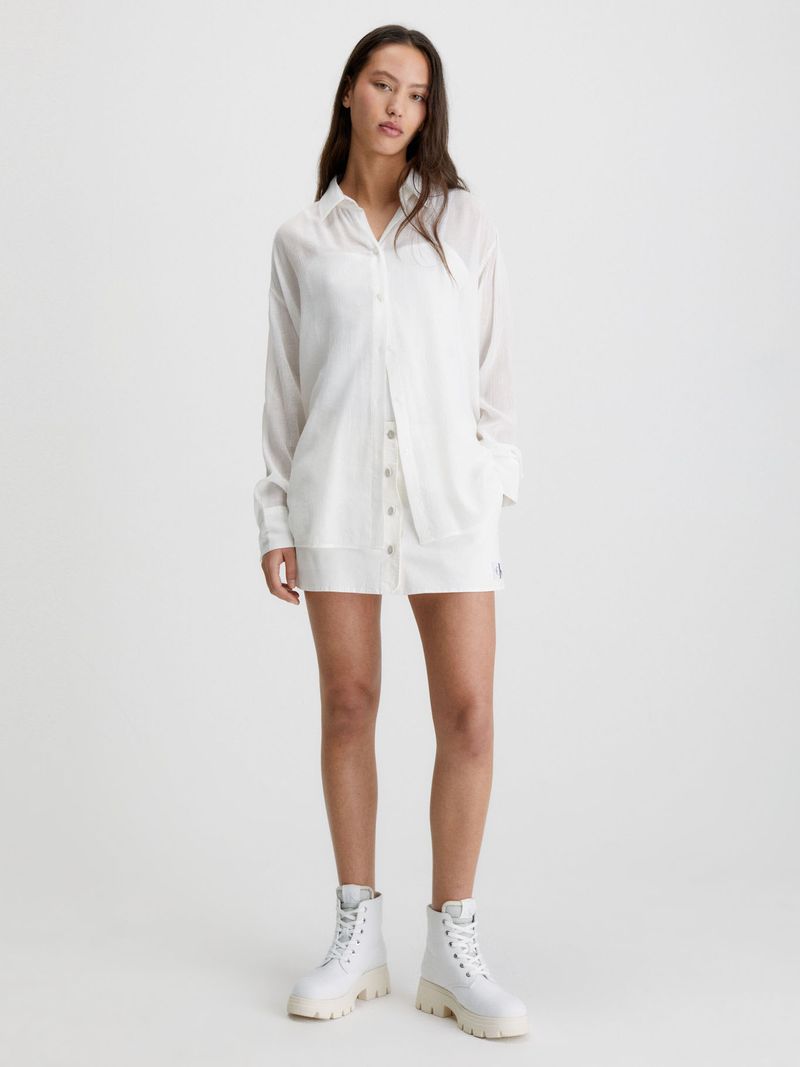 Camisa-con-espalda-dividida-de-rayon-arrugado