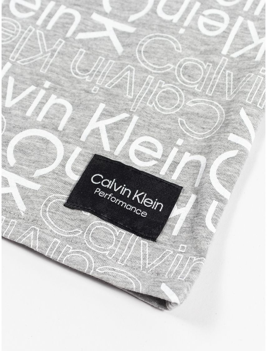 Remera con estampado de logo Calvin Klein