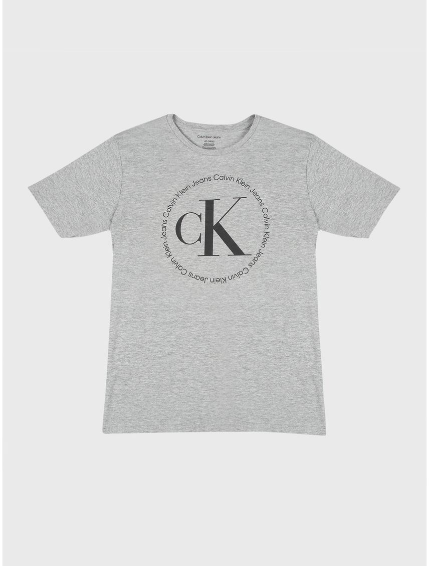 Remera manga corta con efecto circular para niño