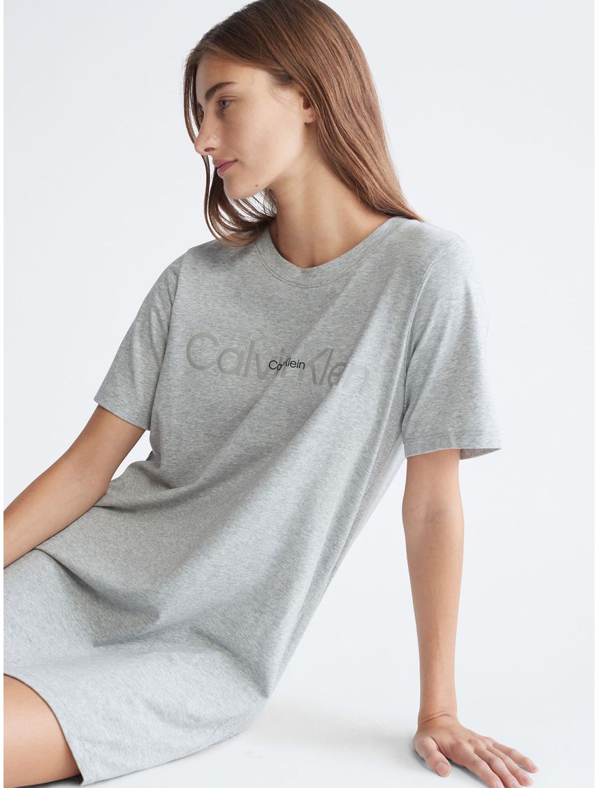 Vestido modal con sobre logo engomado Clavin Klein