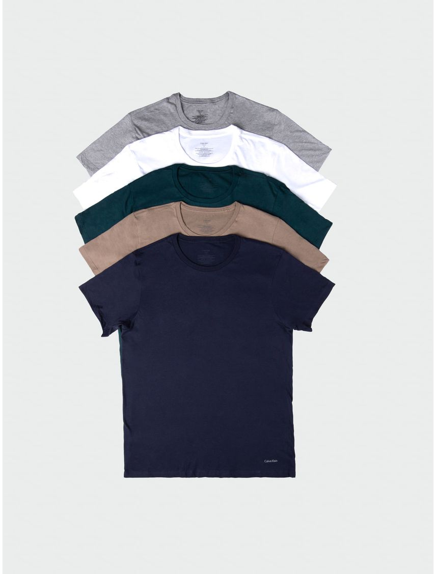 Pack de 5 remeras básicas