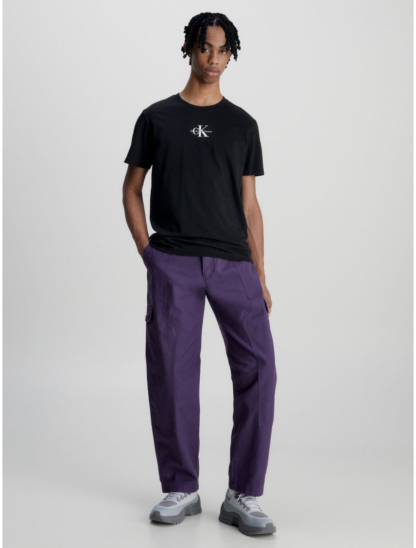 Remera de algodón con monograma