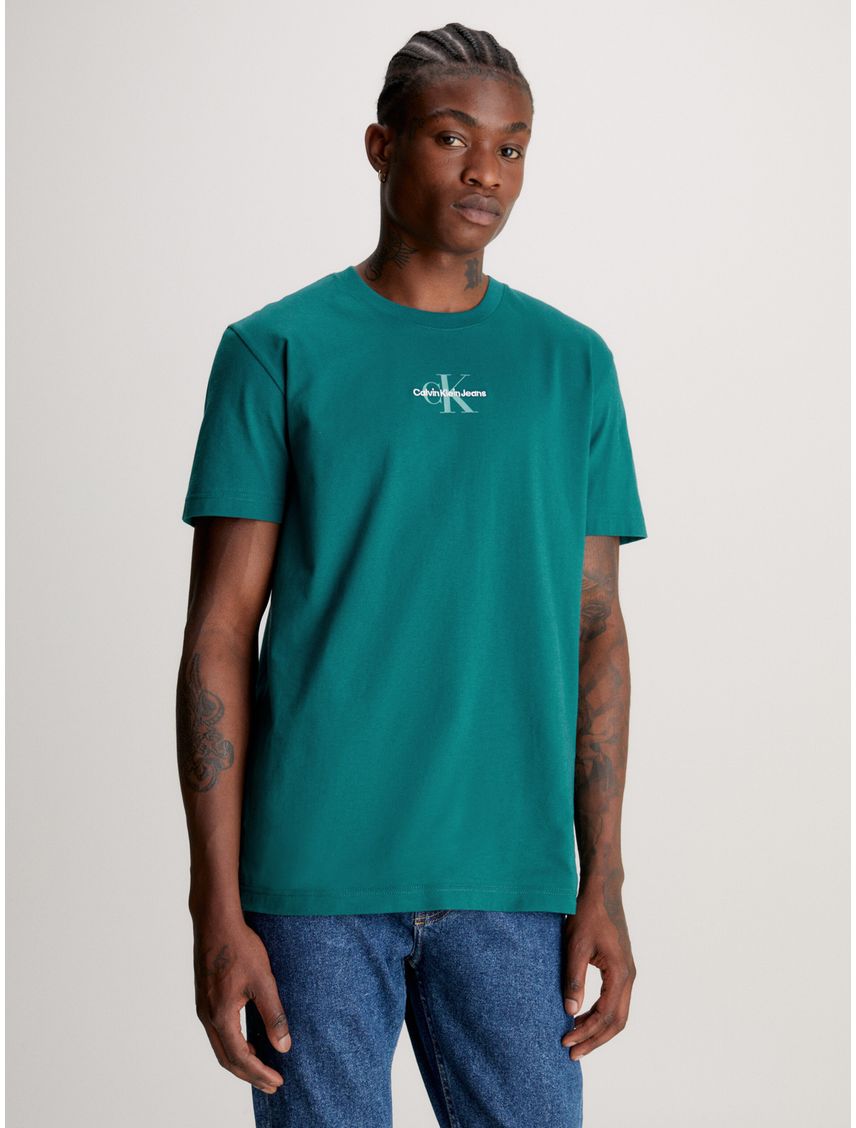 Remera de algodón con monograma