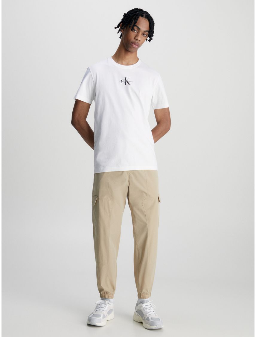 Remera de algodón con monograma