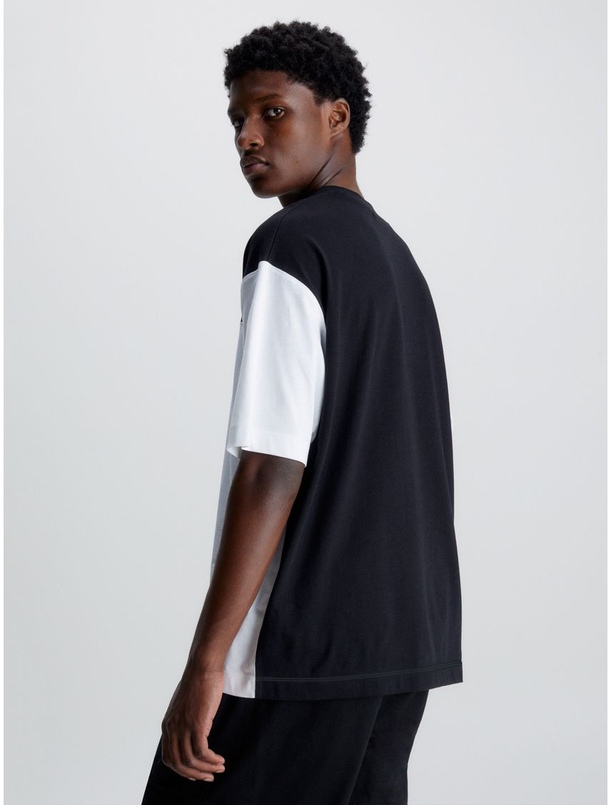Remera oversize color block