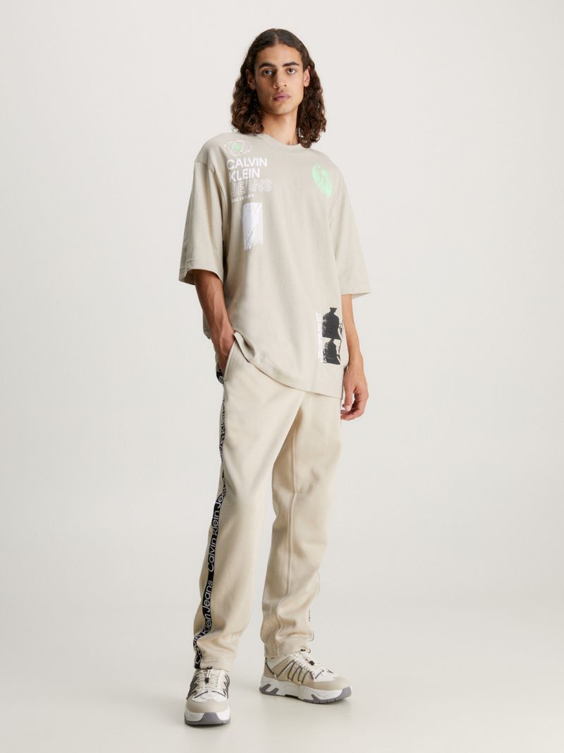 Pantalon-de-chandal-holgado-con-logo-Tape