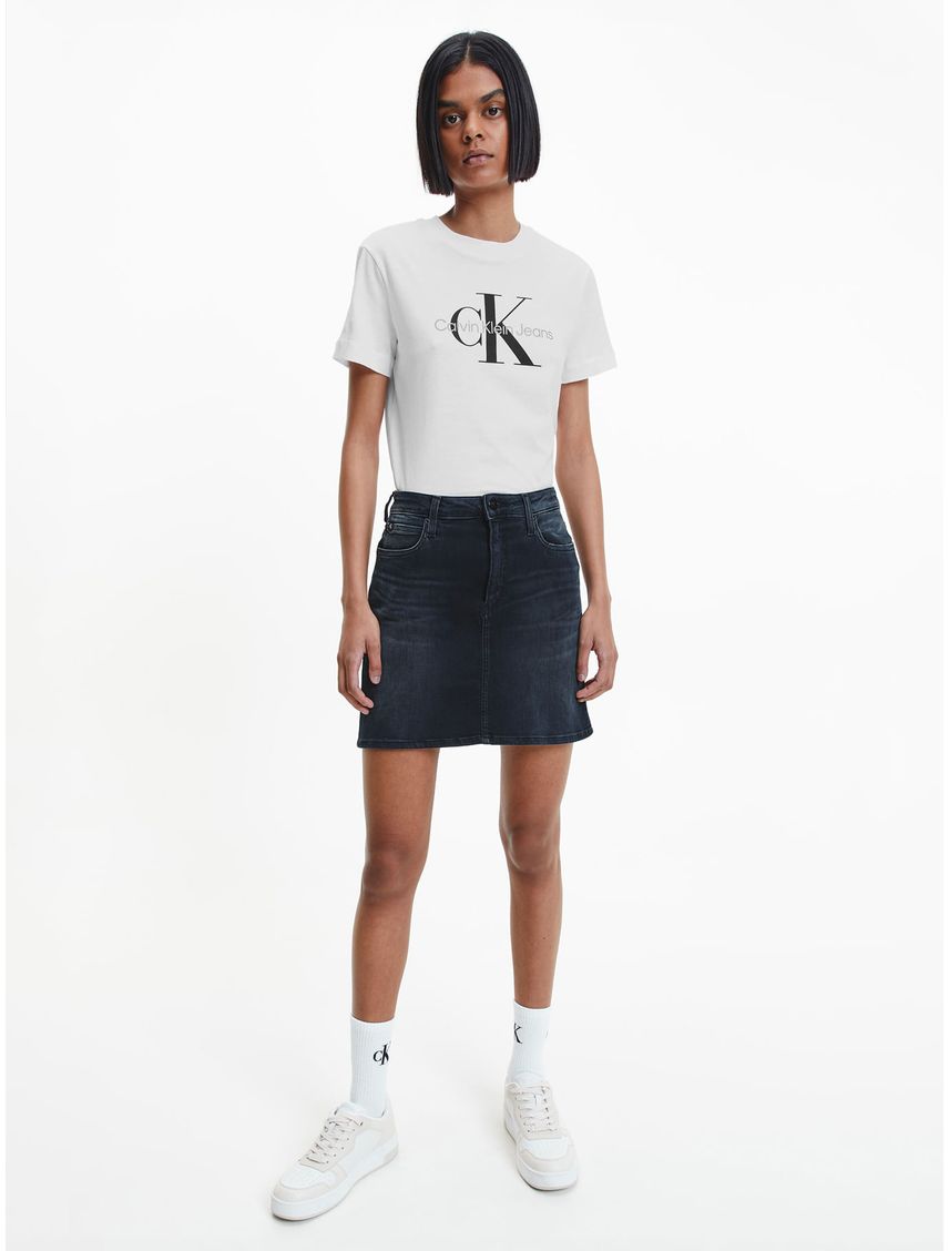 Remera regular fit con monograma