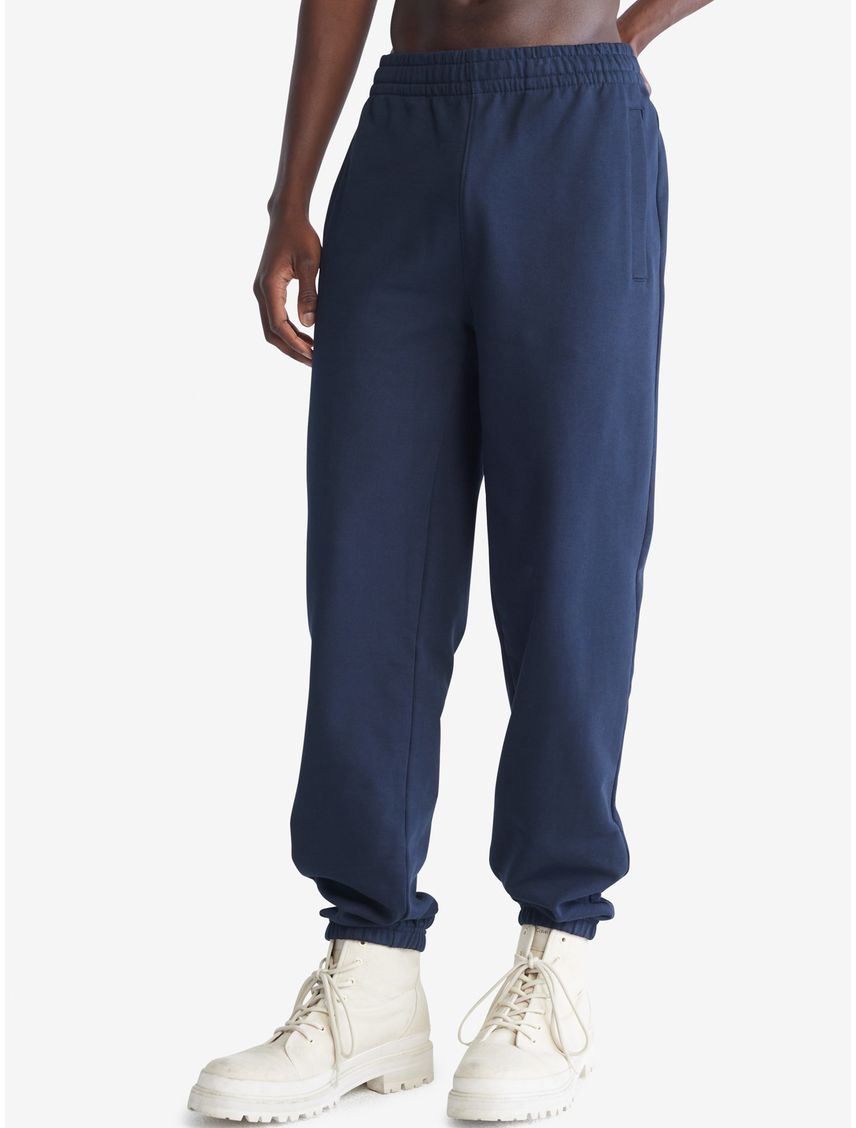Jogger de algodón con logo bordado