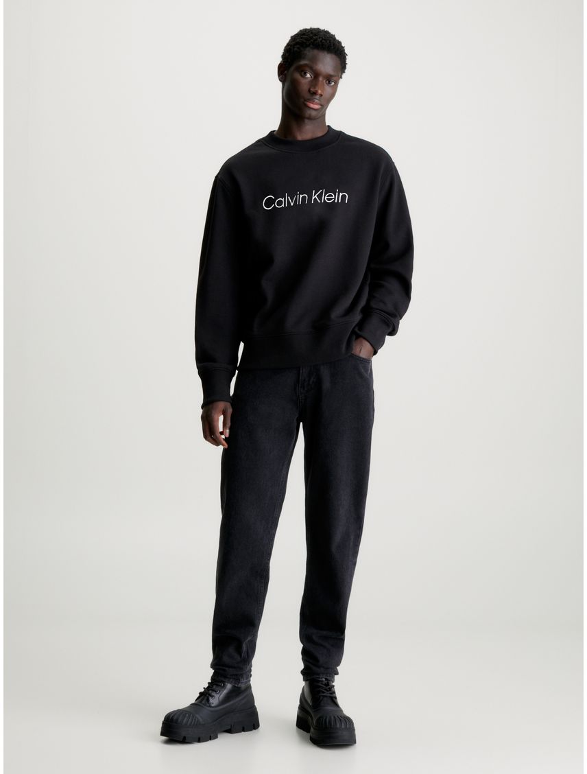 BUZO CON LOGO BORDADO OVERSIZE