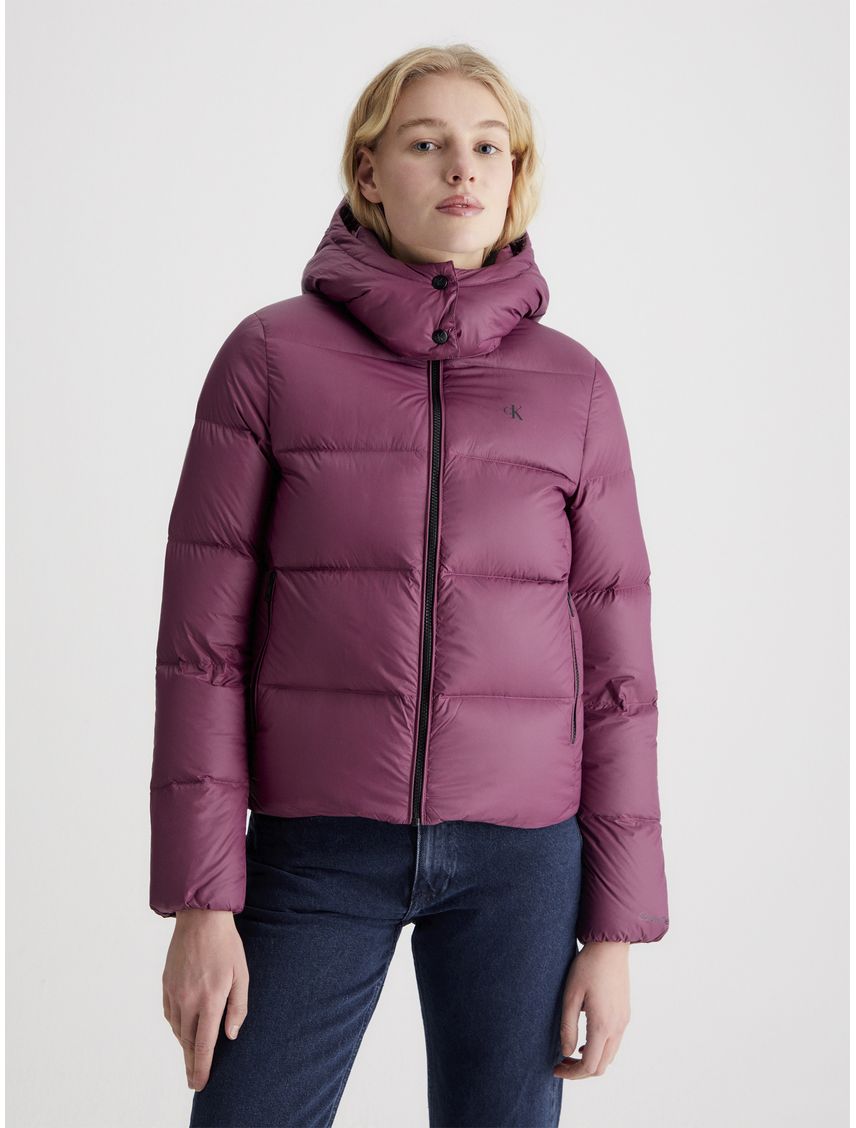 Campera de plumas corta