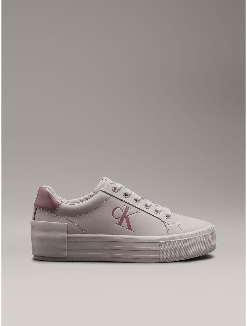 Zapatillas de plataforma de cuero