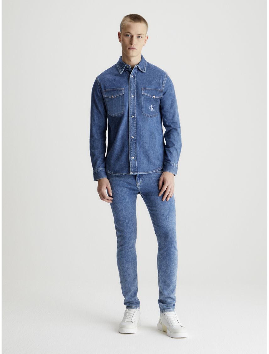Camisa Jean Slim Fit