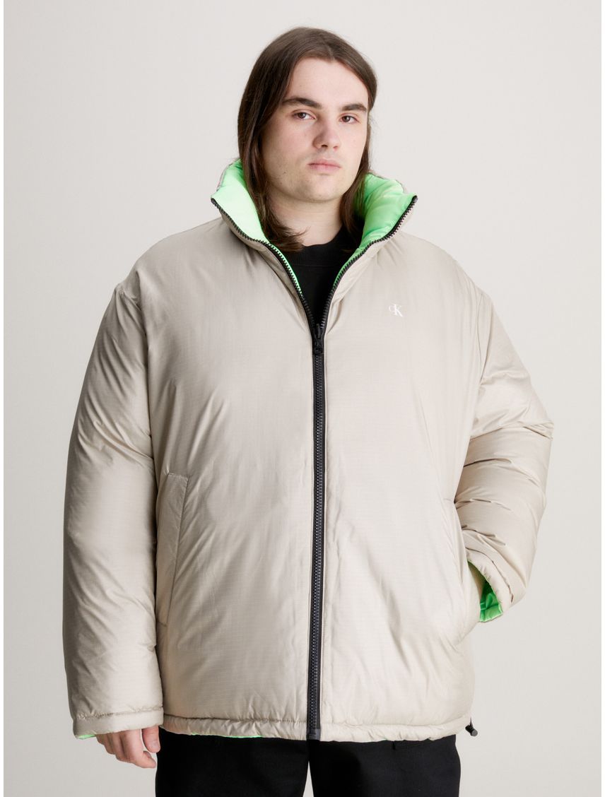 Campera de plumas reversible 90s