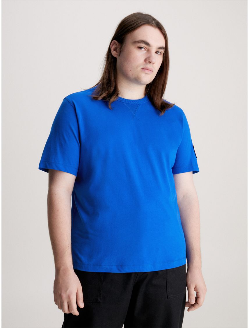 Remera de algodón con insignia