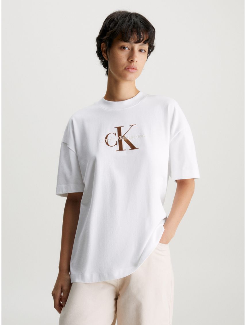 Remera de algodón con monograma