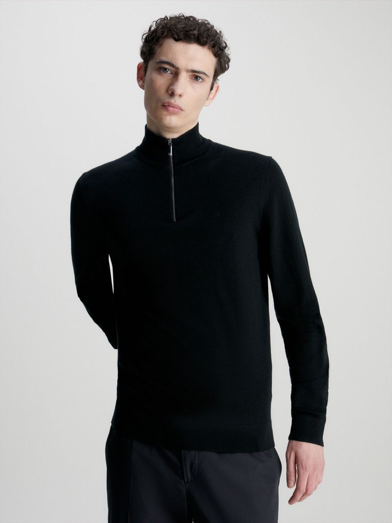Sweater-de-cuello-con-cremallera-en-lana-merino