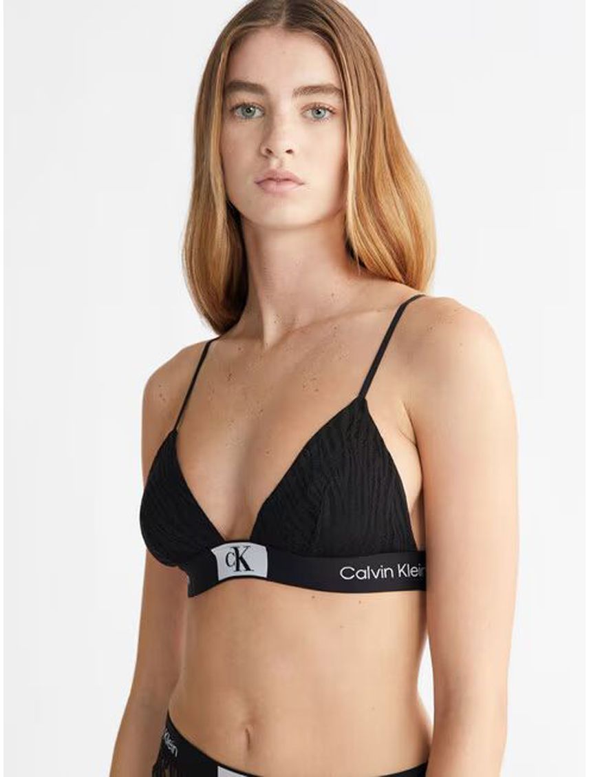 Brasier triangular de encaje - CK 1996