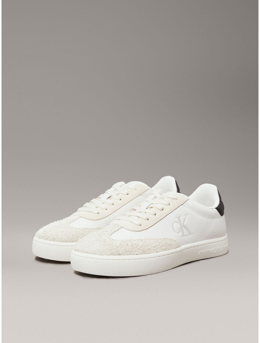 Zapatillas classic de cuero y gamuza