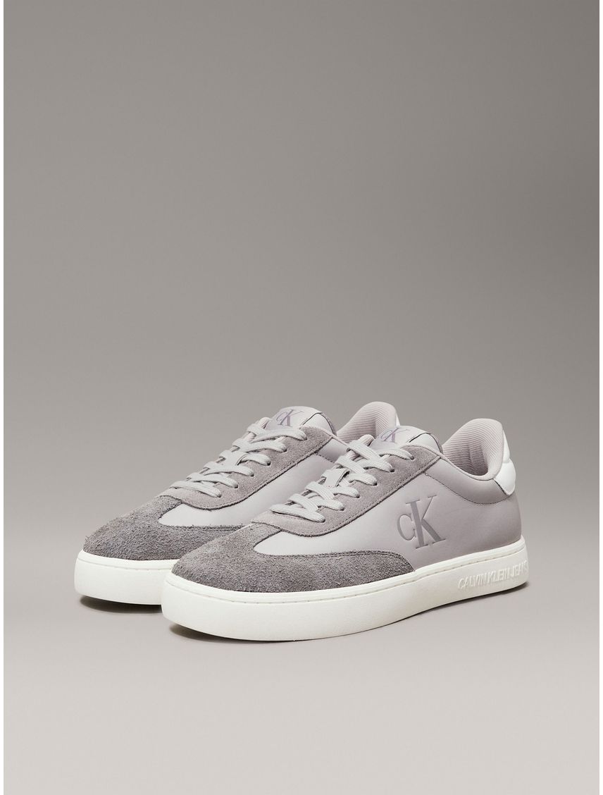 Zapatillas classic de cuero y gamuza