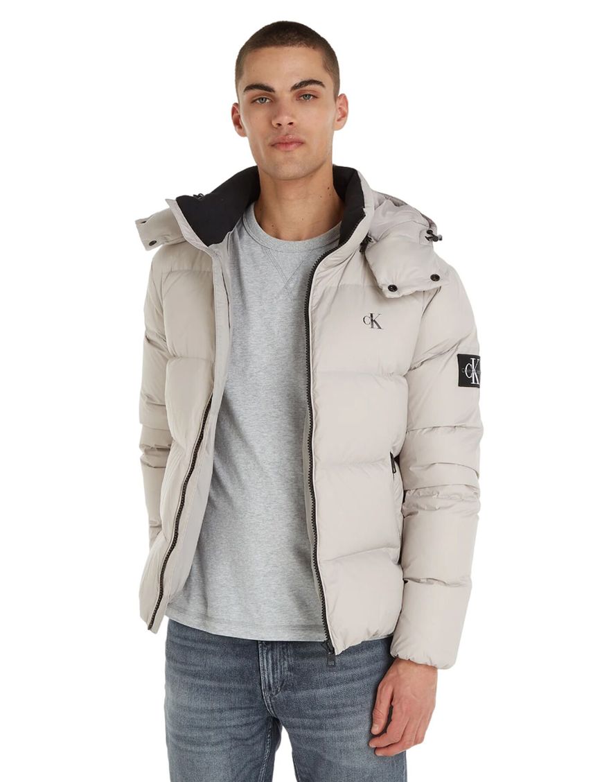 Campera globo de plumas