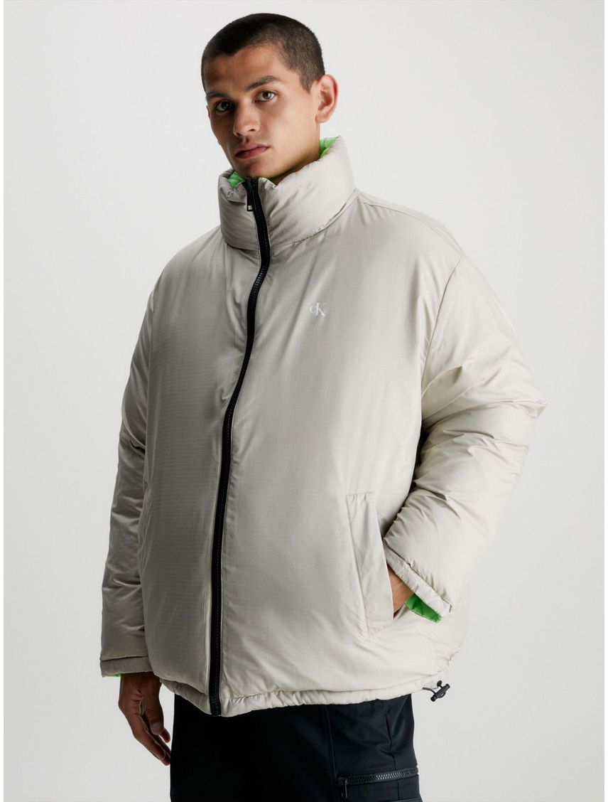 Campera de plumas reversible 90s