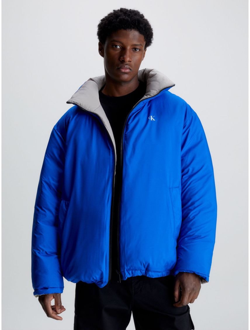 Campera de plumas reversible 90s