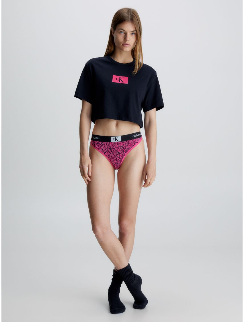 Remera de pijama cropped - CK96