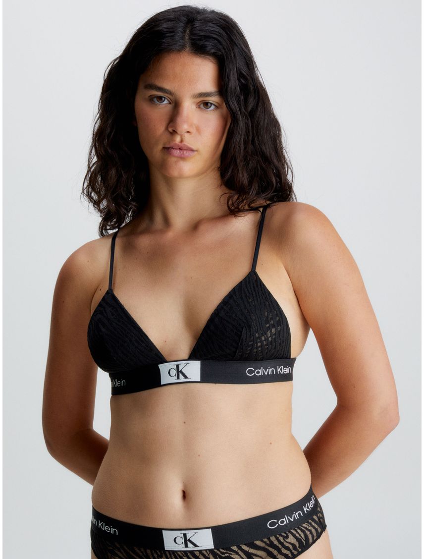 Brasier triangular de encaje - CK 1996