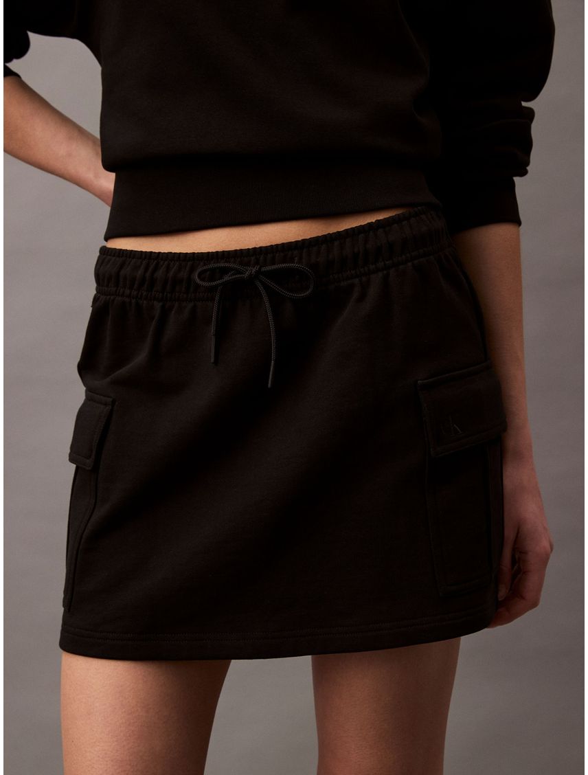 Minifalda cargo de algodón