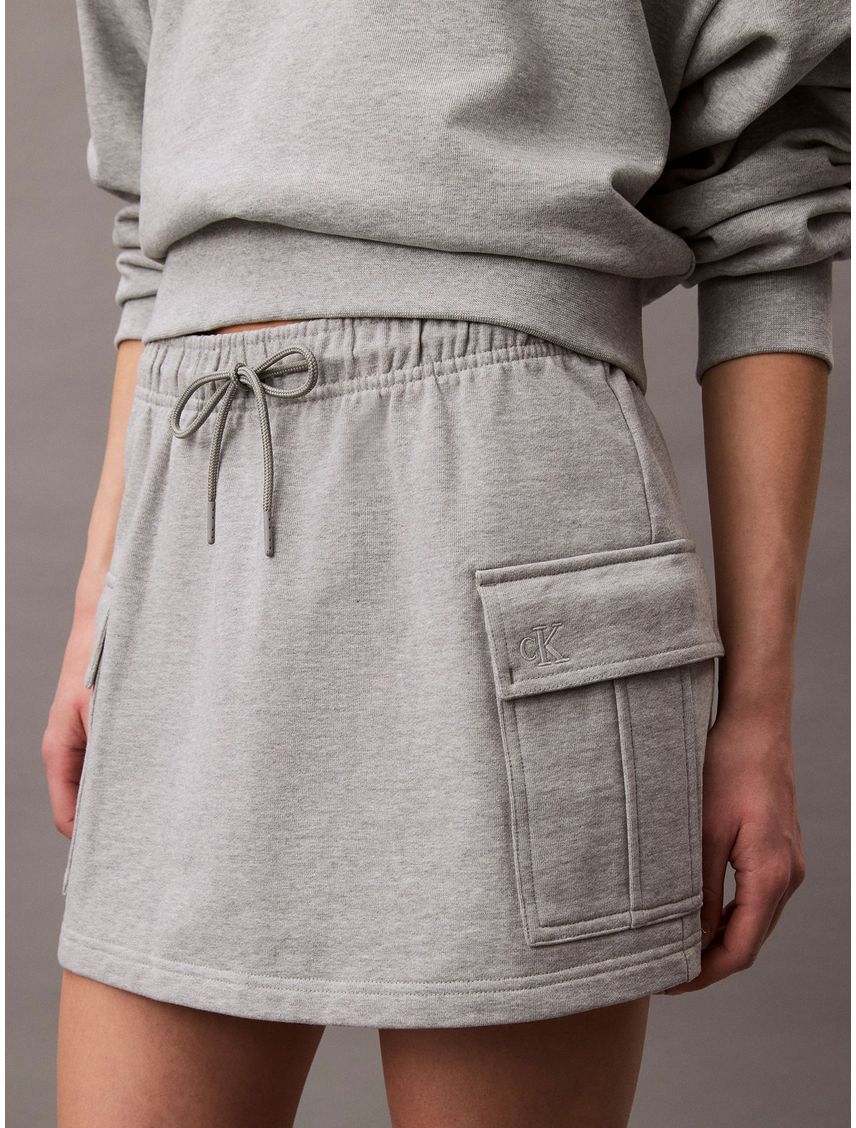 Minifalda cargo de algodón