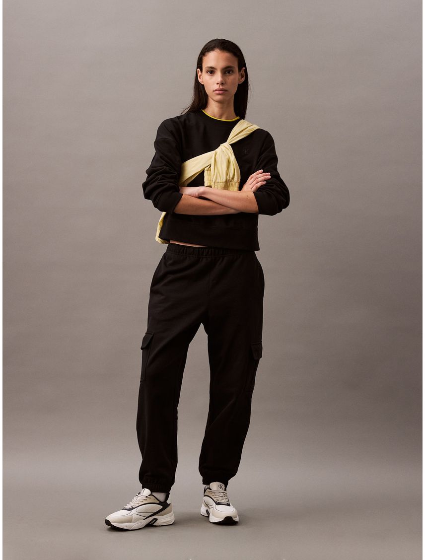 Jogger de algodón holgado tipo cargo