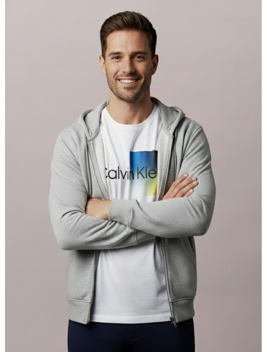 Remera manga corta de caja gradiente - TALLA:XL