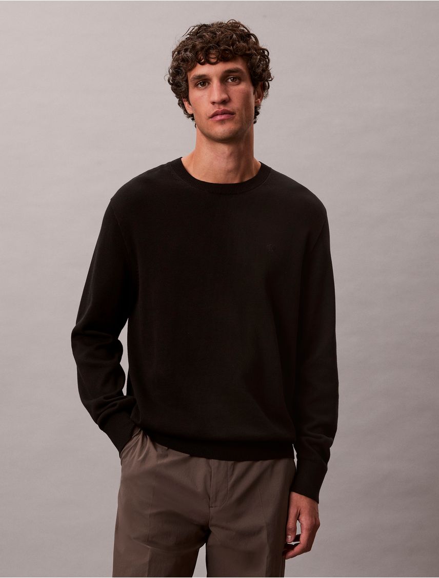 Sweater casual smoth de algodón