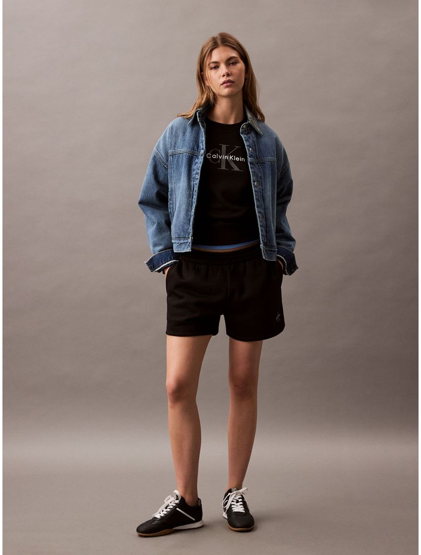 Buzo frizado con monograma Relaxed