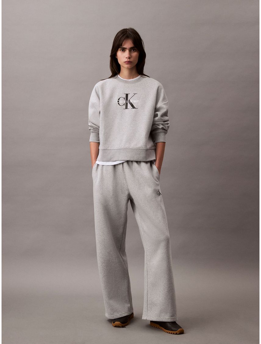 Buzo frizado con monograma Relaxed