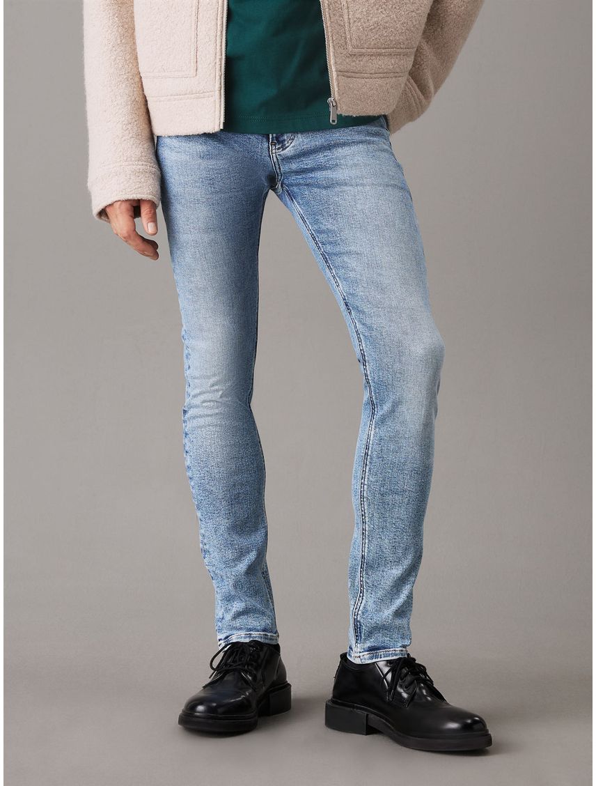 Jean Skinny con efecto desgastado