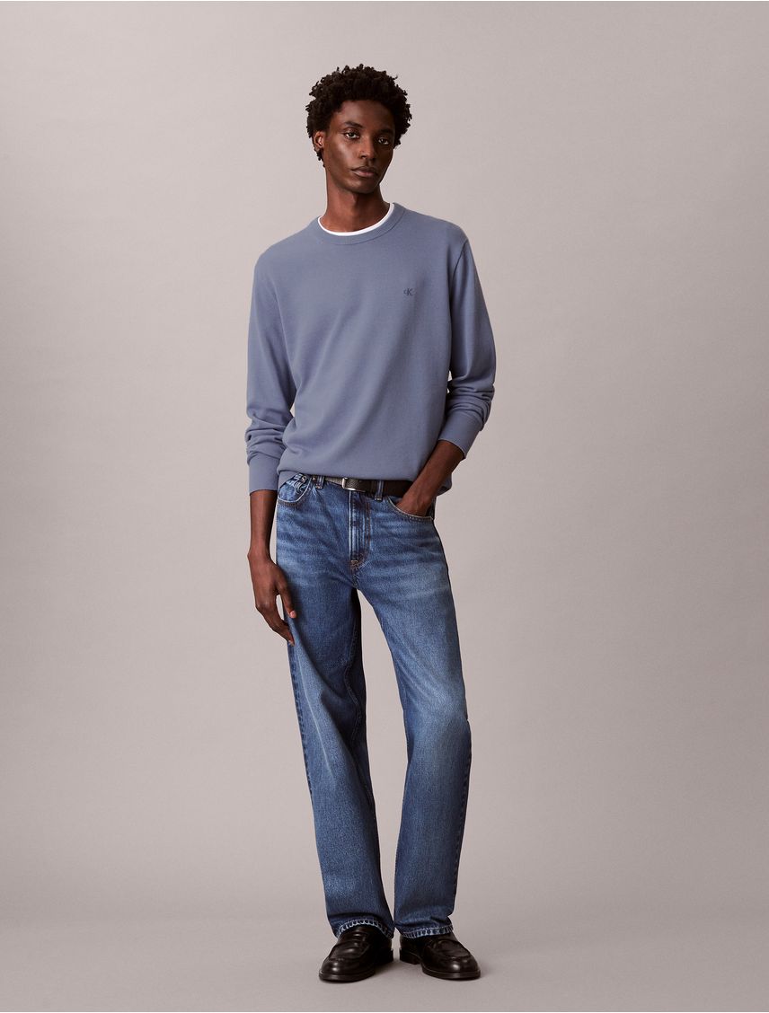 Sweater casual smoth de algodón