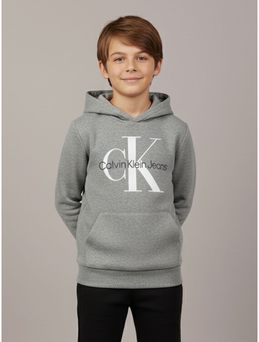 Buzo Con Capucha Y Logo Para Niño/Adolescente