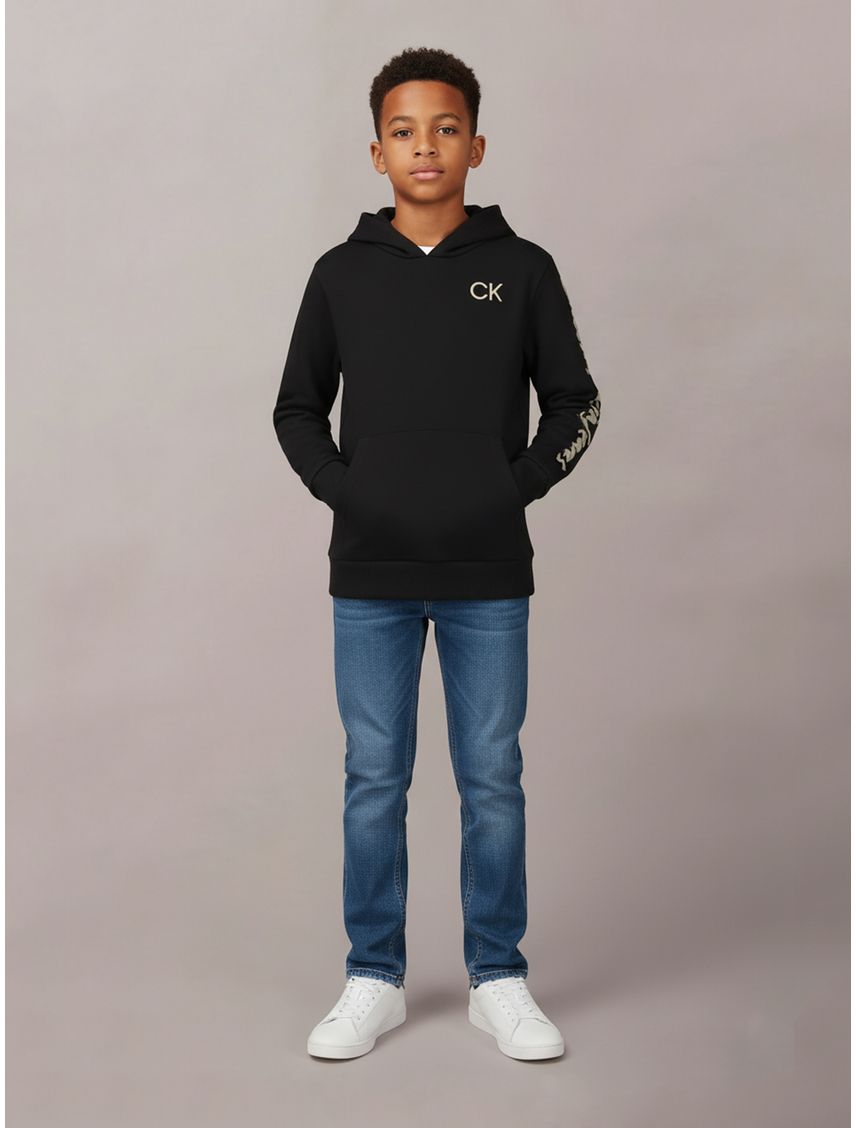 Buzo Canguro Con Capucha para Niño/Adolescente