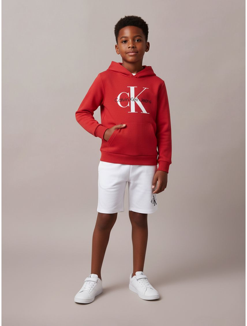 Buzo Con Capucha Y Logo Para Niño/Adolescente