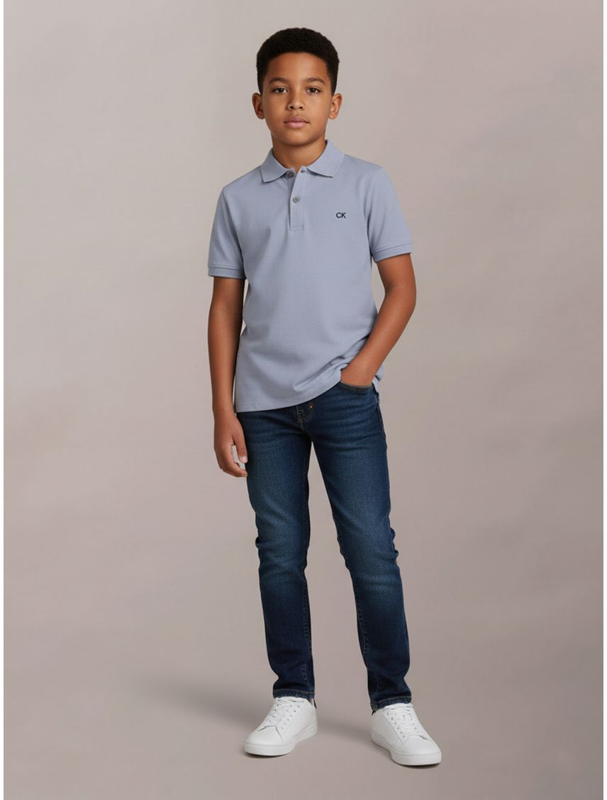 Chomba para niño con micro monograma