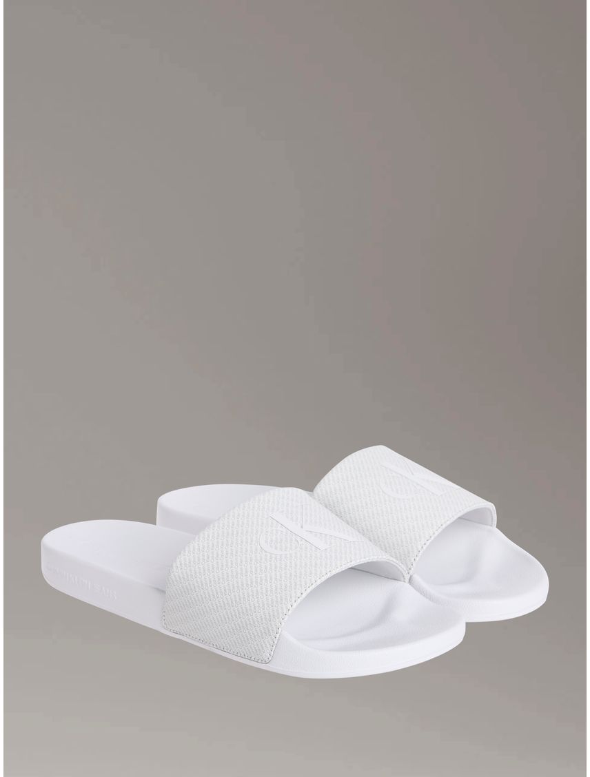 Ojotas de lona con logo