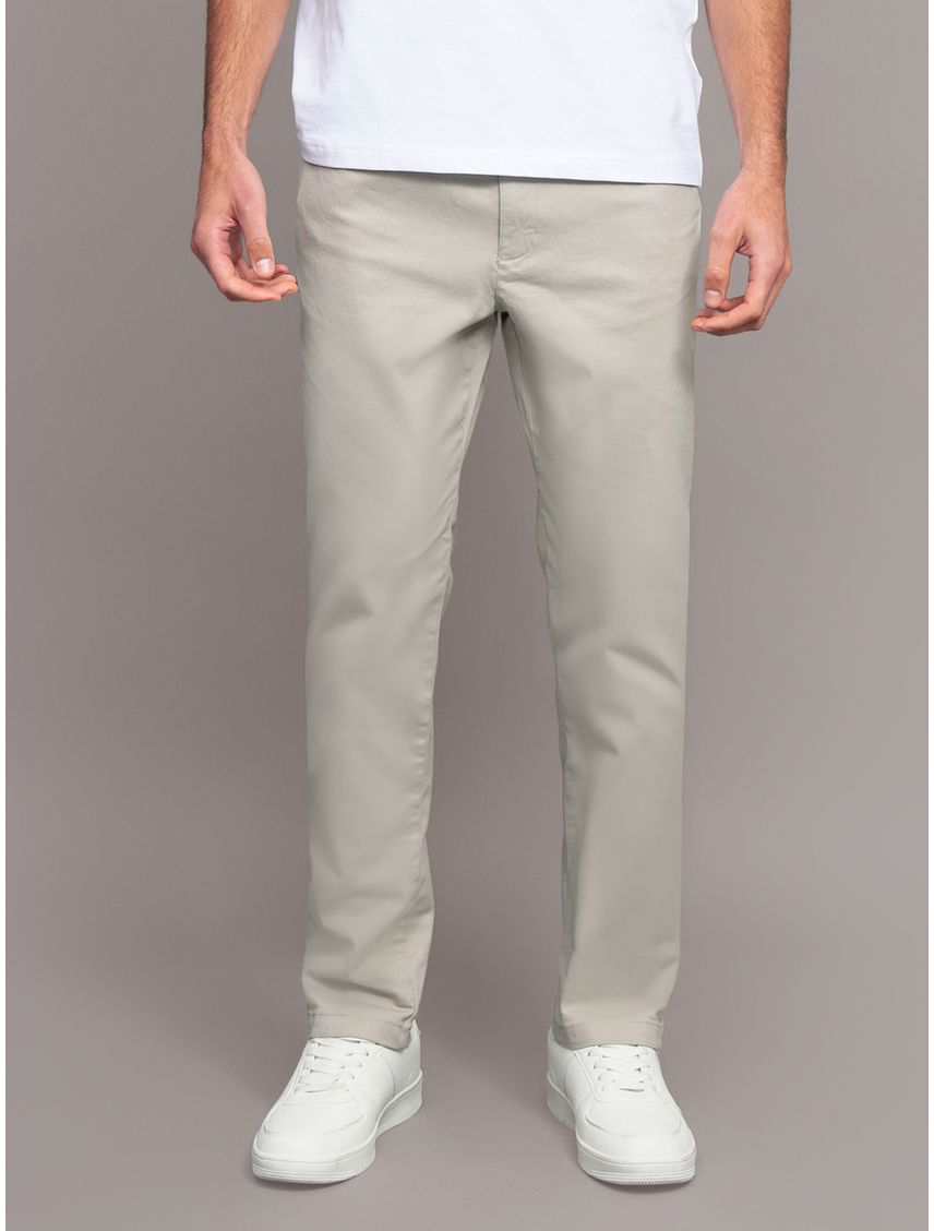 Pantalón slim brushed