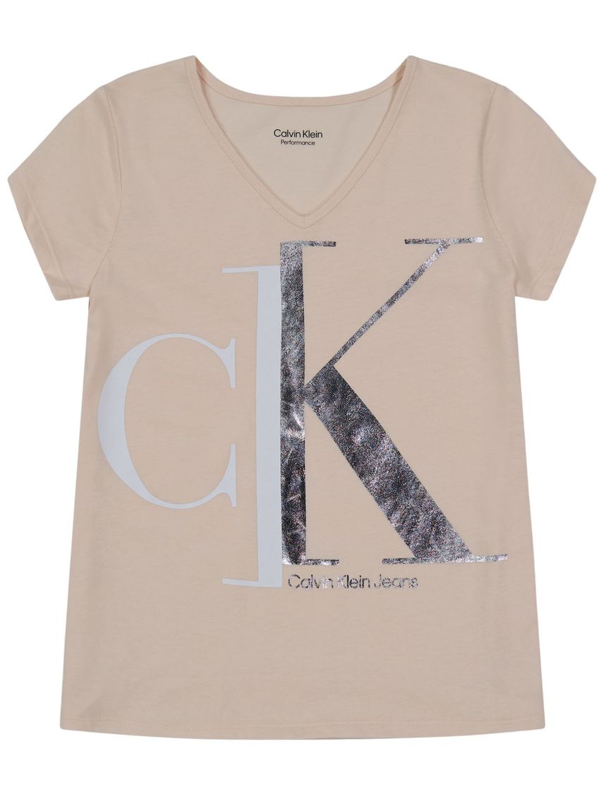 Remera con monograma para niña